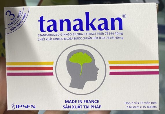 TANAKAN 40MG TUẦN HOÀN MÁU NÃO