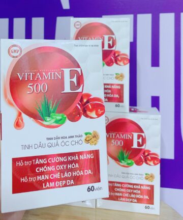 Viên uống đẹp da Vitamin E 500 Tinh Dầu Quả Óc Chó