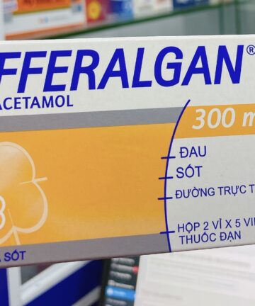 THUỐC ĐẶT EFFERALGAN 300MG