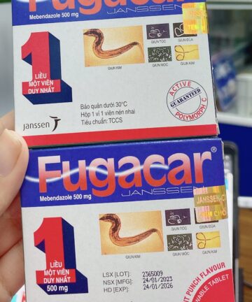 Fugaca trị giun sáng