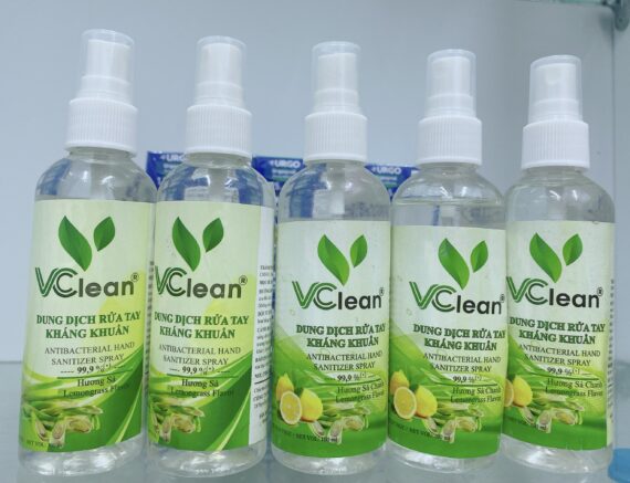 Xịt rửa tay khô Vclean