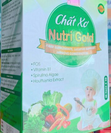 Chất Xơ Nutri Gold hộp 20 gói x 3g