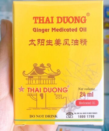 Dầu gừng Thái Dương chai 24ml